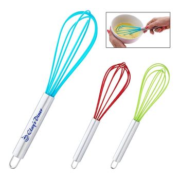 Rubber Whisk with Stainless Steel Handle