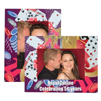 5" x 7" Casino Theme Paper Easel Frames