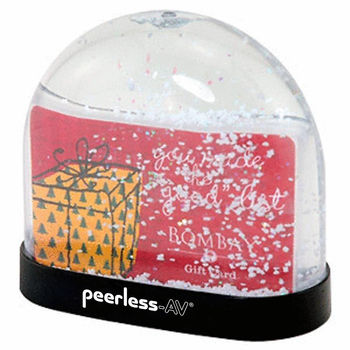 Gift Card 'Insert Your Own' Snow Globe