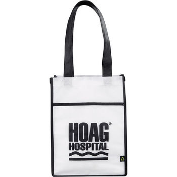 9" x 12" PolyPro Non-Woven Tote with Outside Pocket