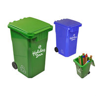 Pen Cup Shaped Like a Recycling Bin