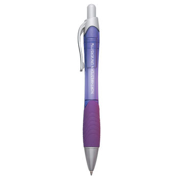 Gel Pen With Contoured Rubber Grip