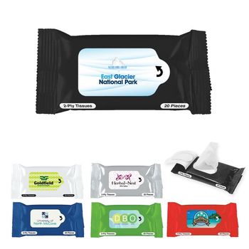 Full-Size Pocket Tissue Packet with Full-Color Printing