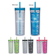 16 Oz. Color Changing Tumbler with Straw