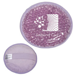 Round Plush Hot-Cold Pack with Gel Beads
