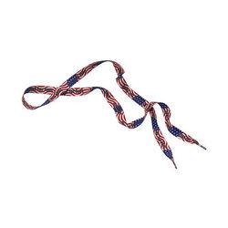 3/4" Wide Larger Width Waffle-Weave Shoelace Pair with Full-Color Printing