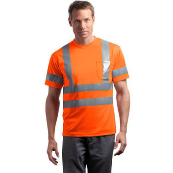 CornerStone &reg; - ANSI 107 Class 3 Short Sleeve Snag-Resistant Reflective T-Shirt