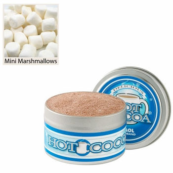 Small Gourmet Hot Chocolate Tins with Mini Marshmallows