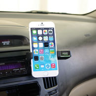 Mobile Device Holder Easily Mounts Onto Your Car's Air Vents for Hands-Free Accessibility 