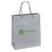 Glossy Paper Eurotote Bag with Woven Handles - 10" x 12" - Foil Imprint