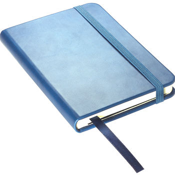 3.5" x 5" Faux Leather Bound Jotter 