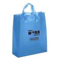 Frosted Colors Plastic Shopping Bag - 13