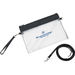 9" x 6" Clear Zippered Vinyl Wristlet Pouch - Stadium Security Approved 