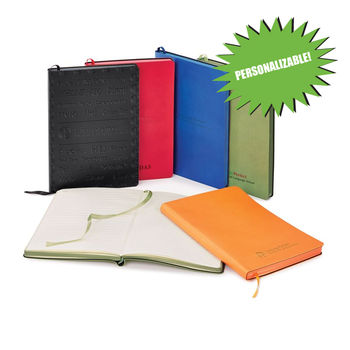 5.75" x 8.25" SOFT Cover Journal with a FULL-COVER DEBOSS