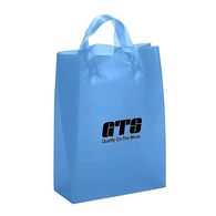Frosted Colors Plastic Shopping Bag - 10