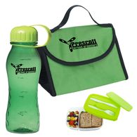 Budget Lunch Kit with Bottle, Container and Lunch Bag