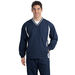 Tipped V-Neck Raglan Wind Shirt