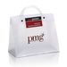 Frosted Plastic Executote Gift Bag with Outside Business Card  Pocket (Medium, 10" x 8") - Foil Imprint