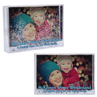 Rectangular Snow Globe Photo Frame