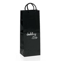 Glossy Paper Eurotote Bag with Woven Handles - 5.25