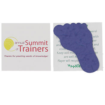 2.5" Seeded Paper Packet with a Fully Custom QR-Code Ready Packaging Card