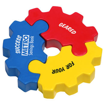 3 Piece Gear Stress Reliever Puzzle Set