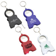 Multi-Tool Keytag with Bottle Opener, Knife, Light, and Tape Measure