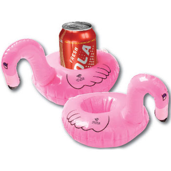 Inflatable Pink Flamingo Beverage Coaster