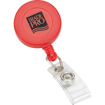 Retractable Badge Reel - METAL, Round - BETTER