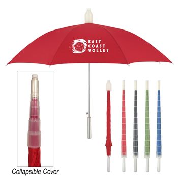 46" Arc Auto-Open Umbrella with Astonishing Collapsible Cover (32 3/4" folded)
