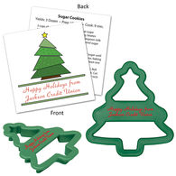 Plastic Christmas Tree Shaped Cookie Cutter