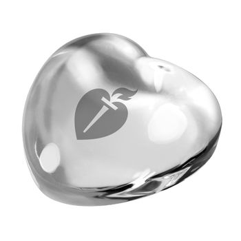 Crystal Heart Paperweight