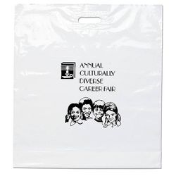 Plastic Bag with Die Cut Handle - 22" x 24"