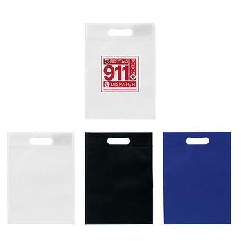 10" x 14" Non-Woven Tote with Die-Cut Handle