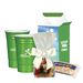Movie Night Gift Set With Custom Box Includes 2 Hard Plastic Cups, Microwave Popcorn and Jelly Beans