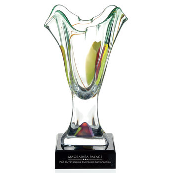 Oceanic Art Glass Vase