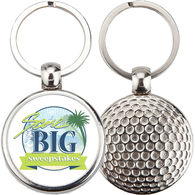 Golf Ball Keychain with Full Color Printing