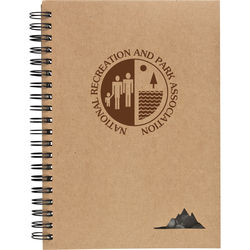 5" x 7" Spiral Eco-Friendly Notebook with Stone Paper that is Waterproof, Tear-Resistant and Won't Smudge 