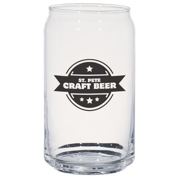 16 oz Glass Beer Can