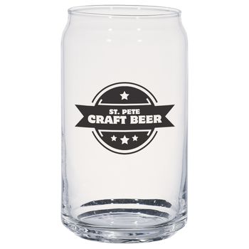 16 oz Glass Beer Can