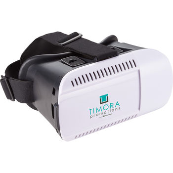 Virtual Reality Viewer for Smartphones, Strap-On Headset Style, Adjustable and Padded for Comfort - Luxury