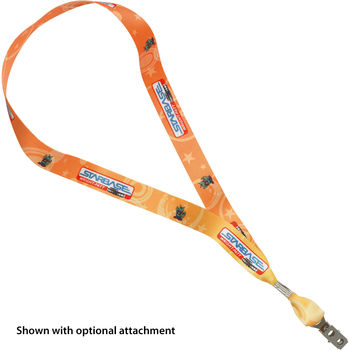 3/4" Heavy-Weight Satin Lanyard with Full Color Printing- BEST