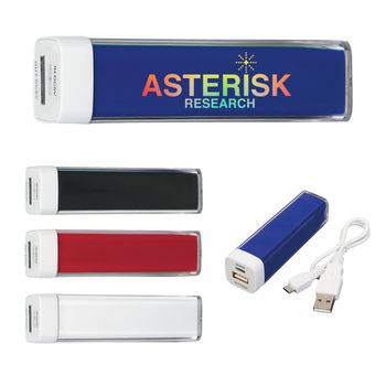 Universal Power Bank - 1500 mAh - ABS Plastic, Charges Phones