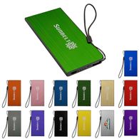 3000 mAh Slim Power Bank with Wrist Strap - Choose from 14 Colors