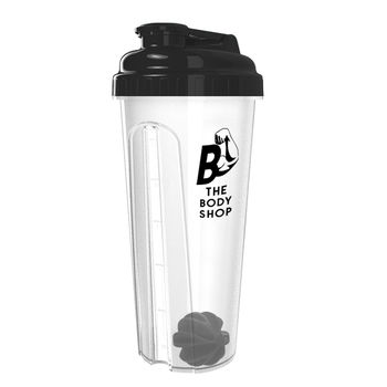 24 oz Dishwasher-Safe Shaker Cup With Drink-Through Lid for Blending Protein Powders and Drink Mixes