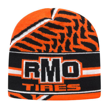 Beanie with Knit-In Custom Logo (for Detailed Designs) - USA Made 