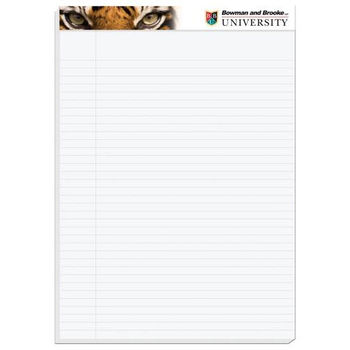 Legal Pads (5" x 8") with Full-Color Printing on Header - 30 Sheets