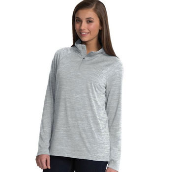 Charles River&reg; Ladies' Space Dye Performance Pullover