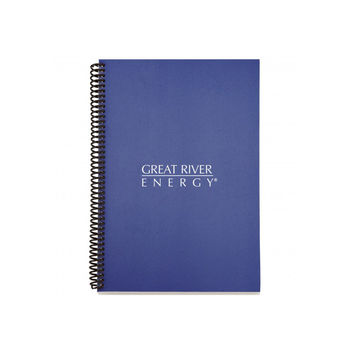 6" x 9" Spiral Notebook Made With 90% Recycled Materials - Soft Cover and and 144 Lined Sheets of Lined Paper  