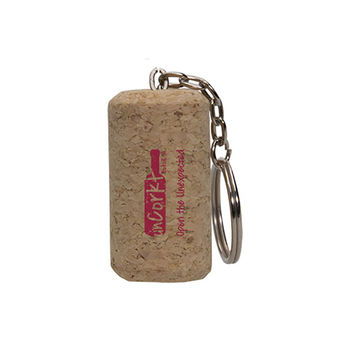 Wine Cork Keytag